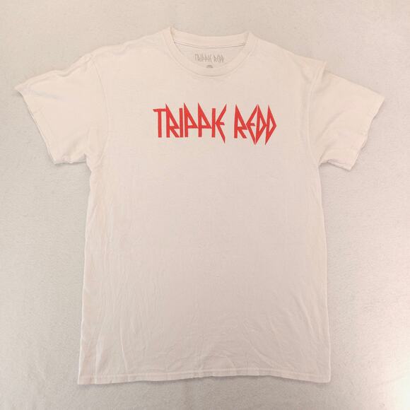 Tripple Redd Rap Crew Neck Graphic T Shirt Adult Mens Size Medium M White - Picture 2 of 10